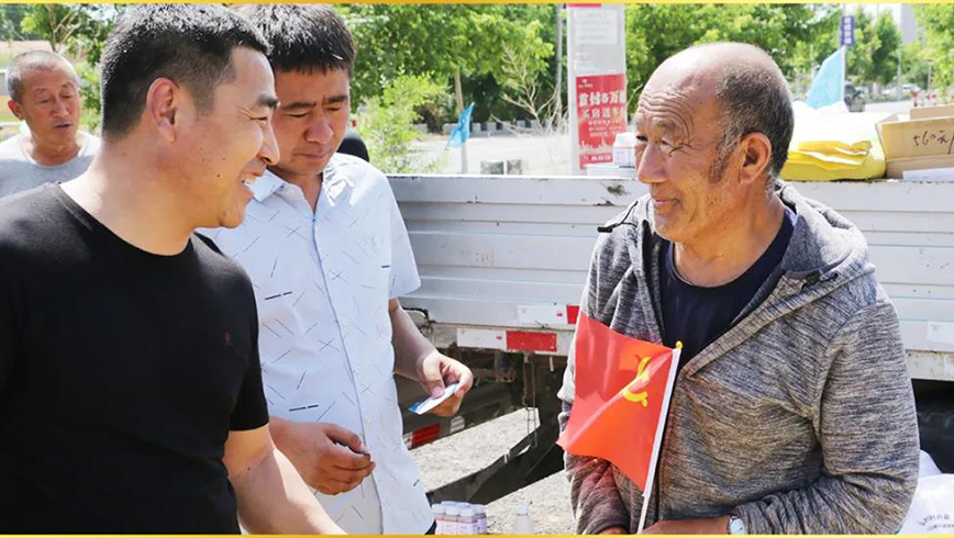 用心服务反刍养殖 以实际行动为党庆生